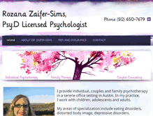 Tablet Screenshot of drrozanatherapyaustin.com